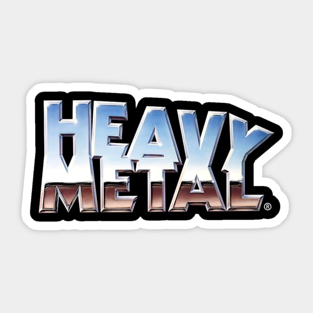 Heavy Metal Magazine Logo Sticker by Sudburied